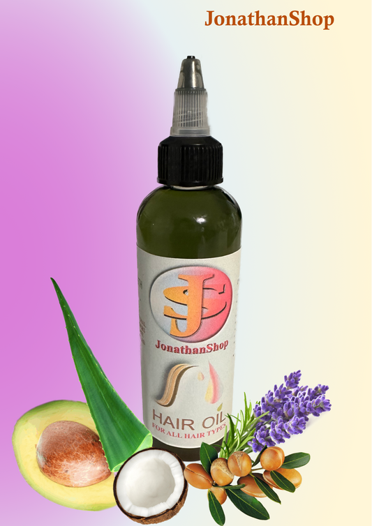 100% Natural Hair Growth Oil – Nourishment &amp; Hydration (2oz)