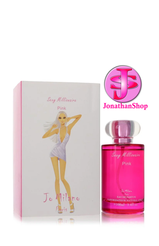 Sexy Millionaire Pink by Jo Milano Paris – Luxurious Eau de Parfum for Women